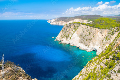 Beautiful view of Cliffs of Keri - Zakynthos , Ionian Islands - Greece