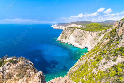 Beautiful view of Cliffs of Keri - Zakynthos , Ionian Islands - Greece © Nido Huebl