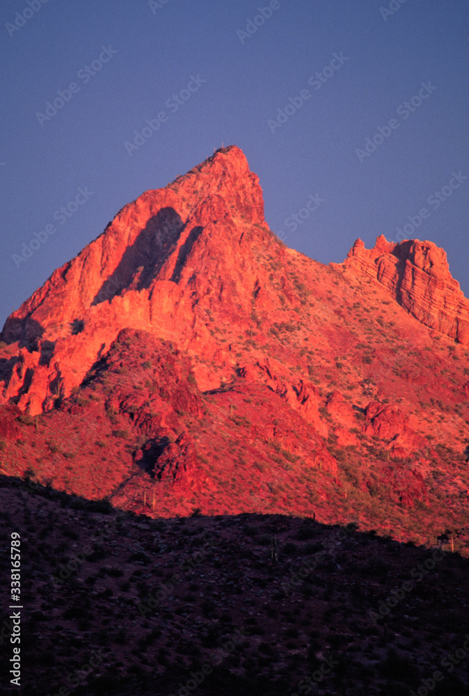 Desert Alpenglow, Signal Peak Wilderness, Arizona