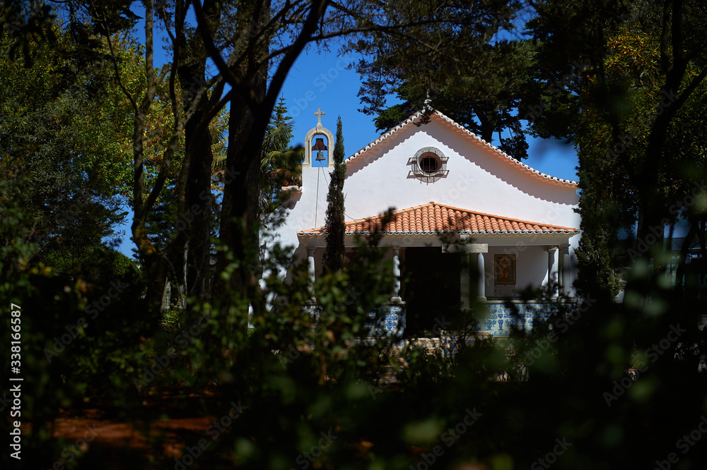 San Sebastian Chapel in Marshal Carmona Park Cascais San Sebastian Chapel in Marshal Carmona Park Cascais