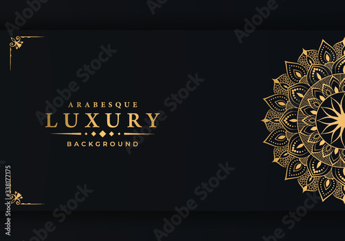 vector illustration of an abstract background with mandala pattern