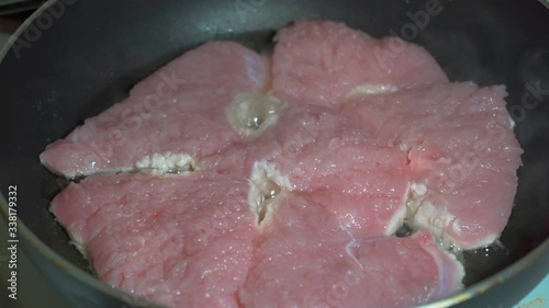 Cooking turkey steak steaks