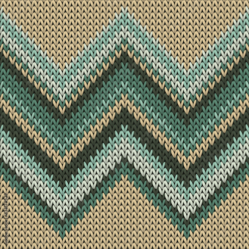 Trendy zig zal lines knit texture geometric 
