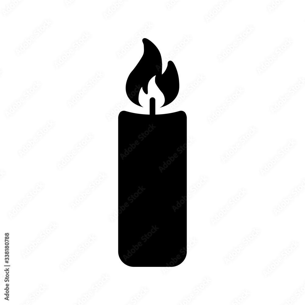 Candle icon vector Candle icon vector
