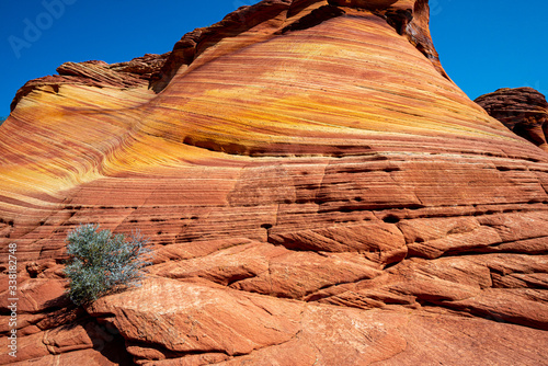 Arizona Wave - Famous Geology rock formation in Pariah Canyon, USA photo