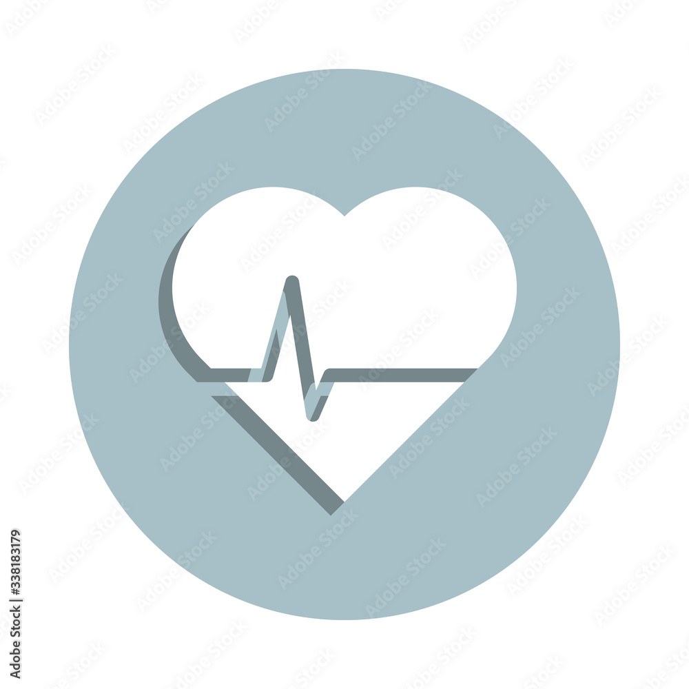 Heart flat badge icon. Simple glyph, flat vector of heart icons for ui and ux, website or mobile application Heart flat badge icon. Simple glyph, flat vector of heart icons for ui and ux, website or mobile application