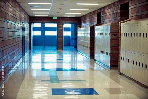 High School Hallway