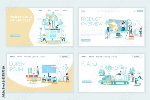 Posting Articles and Product Overviews Online