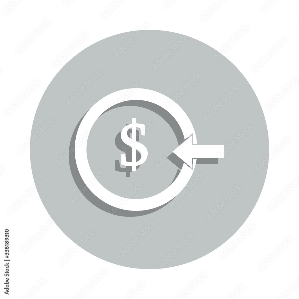 money input badge icon. Simple glyph, flat vector of Banking icons for ui and ux, website or mobile application money input badge icon. Simple glyph, flat vector of Banking icons for ui and ux, website or mobile application
