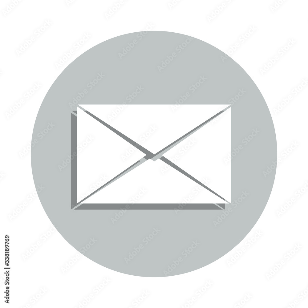 envelope badge icon. Simple glyph, flat vector of Banking icons for ui and ux, website or mobile application envelope badge icon. Simple glyph, flat vector of Banking icons for ui and ux, website or mobile application