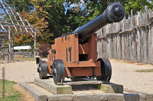 The canon protected the fort against intruders photo