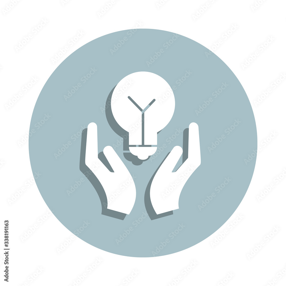 Conservation of energy badge icon. Simple glyph, flat vector of energy icons for ui and ux, website or mobile application Conservation of energy badge icon. Simple glyph, flat vector of energy icons for ui and ux, website or mobile application