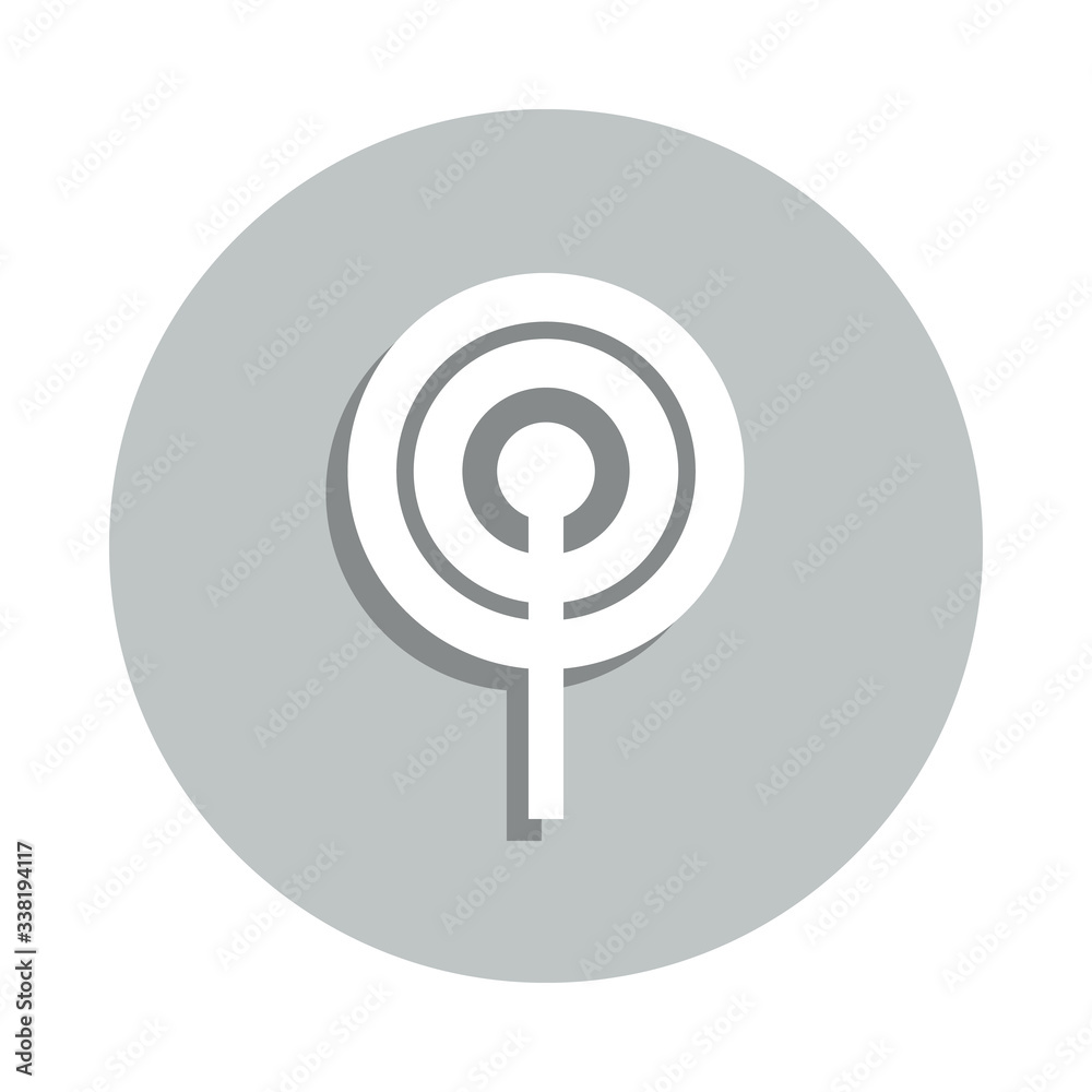 antenna sign badge icon. Simple glyph, flat vector of web icons for ui and ux, website or mobile application antenna sign badge icon. Simple glyph, flat vector of web icons for ui and ux, website or mobile application