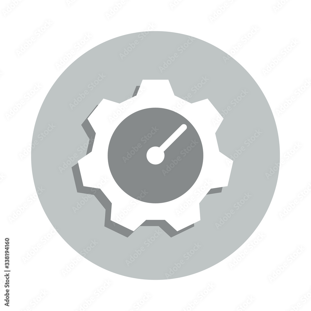 time mechanism badge icon. Simple glyph, flat vector of web icons for ui and ux, website or mobile application time mechanism badge icon. Simple glyph, flat vector of web icons for ui and ux, website or mobile application