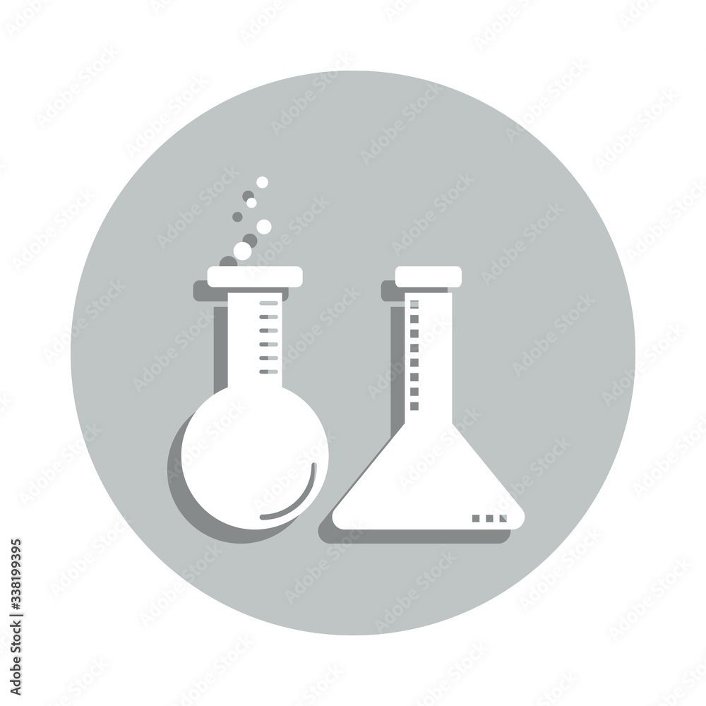 flask, chemistry, experiments badge icon. Simple glyph, flat vector of Business icons for ui and ux, website or mobile application flask, chemistry, experiments badge icon. Simple glyph, flat vector of Business icons for ui and ux, website or mobile application