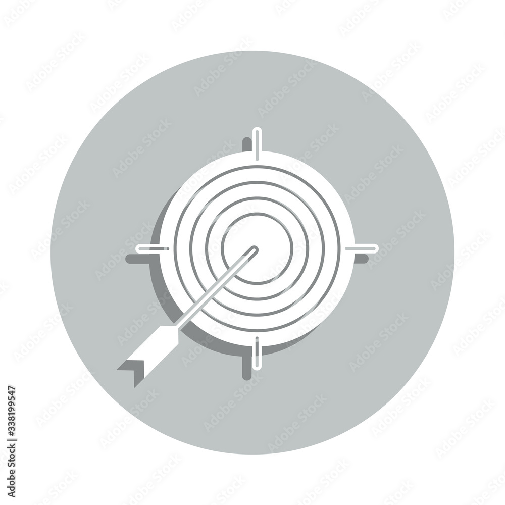 target, critique badge icon. Simple glyph, flat vector of Business icons for ui and ux, website or mobile application target, critique badge icon. Simple glyph, flat vector of Business icons for ui and ux, website or mobile application
