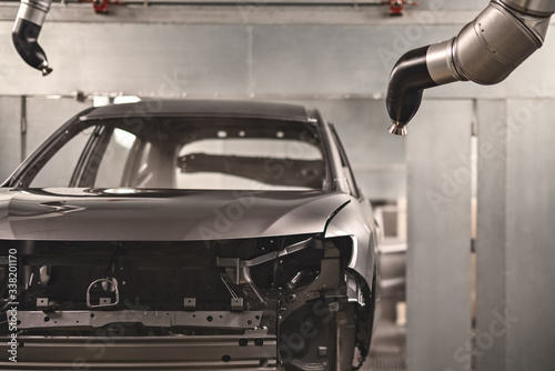 Production line of automobile plant, painting shop