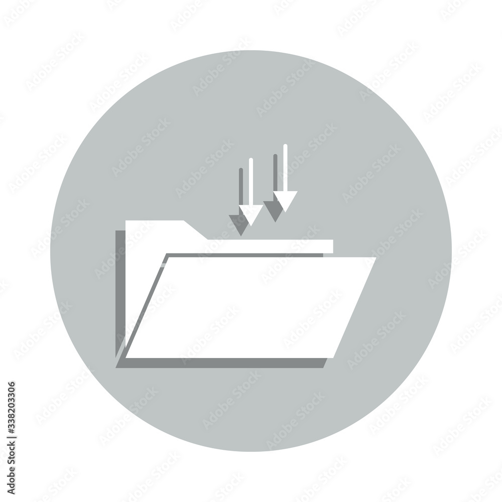 folder, arrow down, inbox badge icon. Simple glyph, flat vector of Business icons for ui and ux, website or mobile application folder, arrow down, inbox badge icon. Simple glyph, flat vector of Business icons for ui and ux, website or mobile application