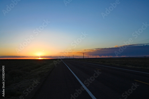 Arizona Highway Sunset (AZ 00491) © Charles