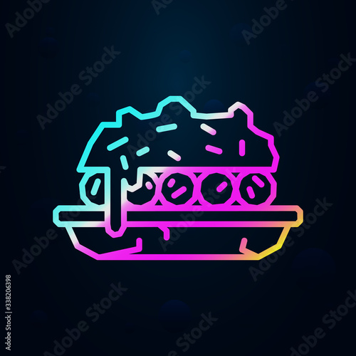 Food, dish, enchilada nolan icon. Simple thin line, outline vector of dia de muertos icons for ui and ux, website or mobile application