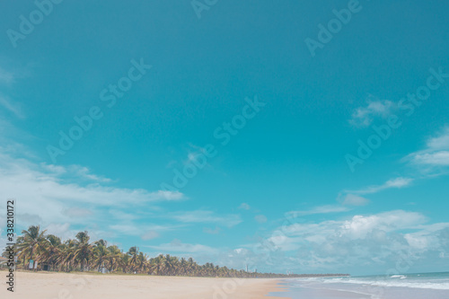 Beautiful Landscape of Praia do Paiva - Pernambuco - Northeast Brazil