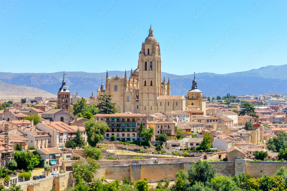Segovia, Spain townscape