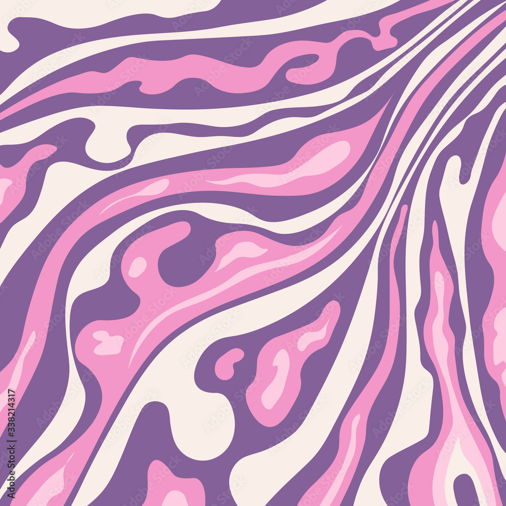 Digital vector illustration of violet, pink and beige liquid. Digital vector illustration of violet, pink and beige liquid.