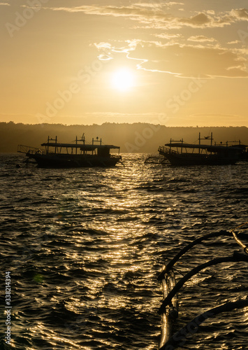 sunrise on the port