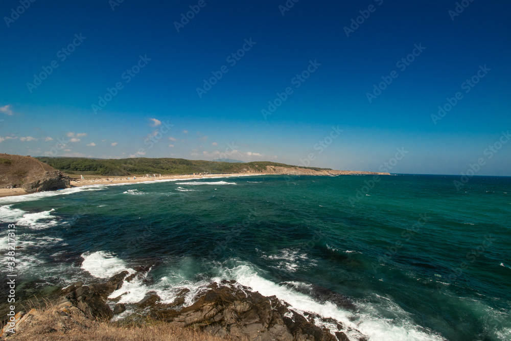 View to Sinemorets one place in Bulgaria from Black Sea View to Sinemorets one place in Bulgaria from Black Sea