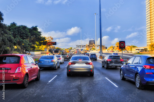 Photography HWY Sy west dist 2 bridge jam