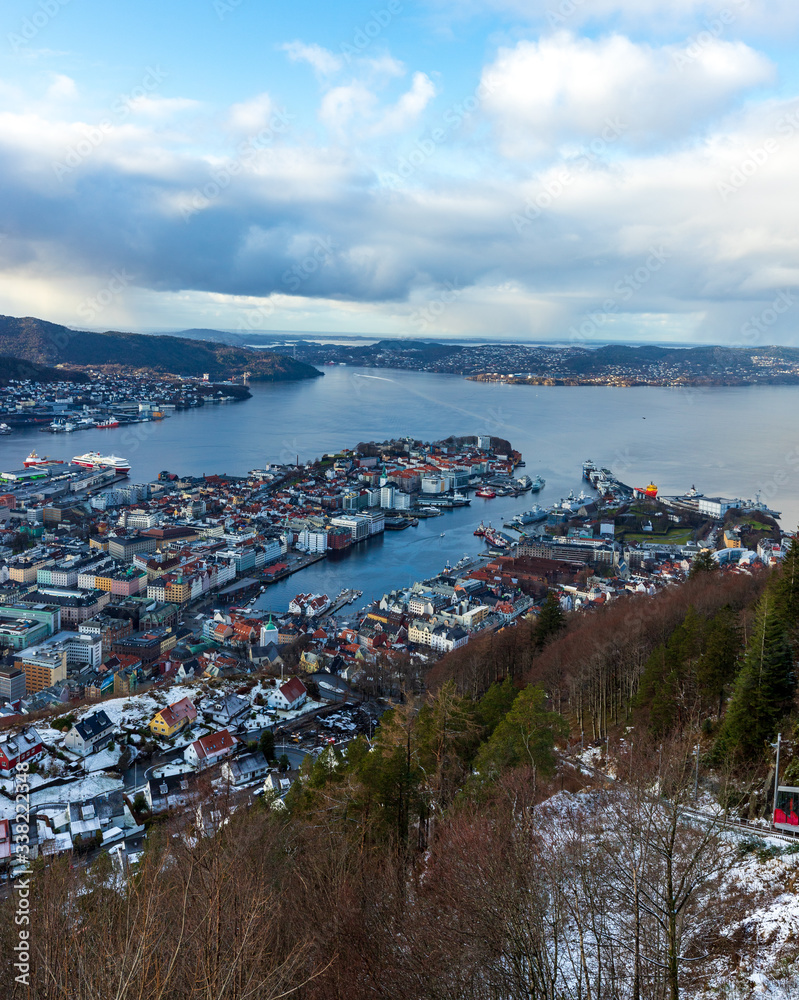 Bergen Norway Overlook, Funicular 