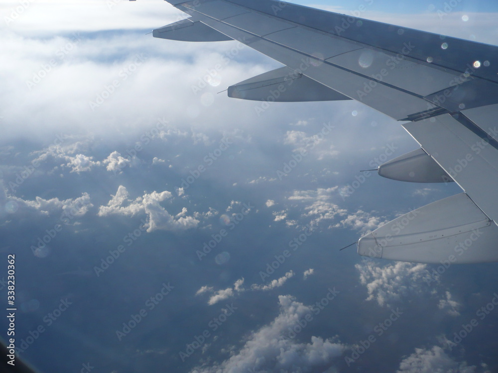 view from airplane window view from airplane window