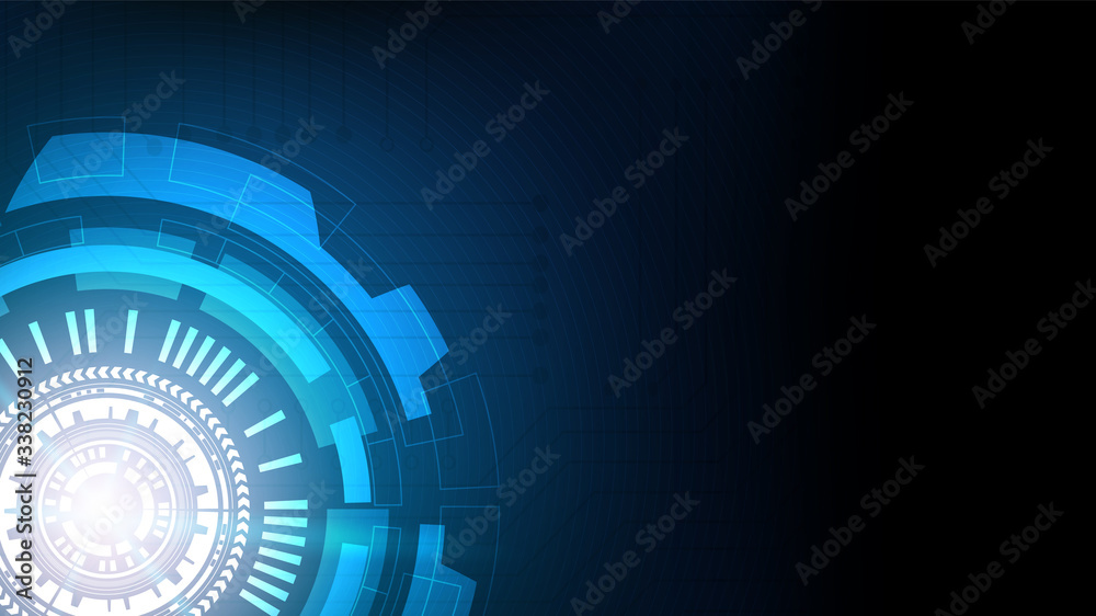 Circuit technology background with hi-tech digital data Circuit technology background with hi-tech digital data