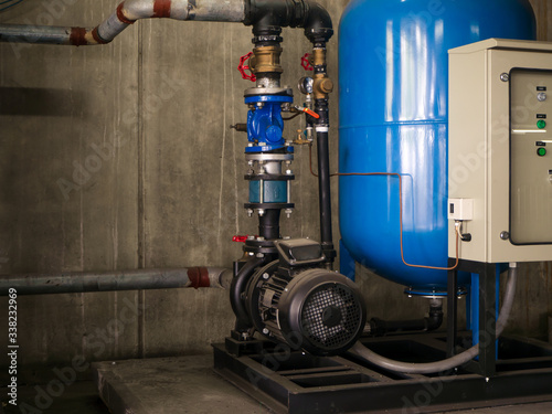 water pump booster system panel for piping