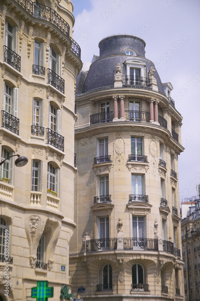 Turn-of-the-Century apartment buildings, Paris, France