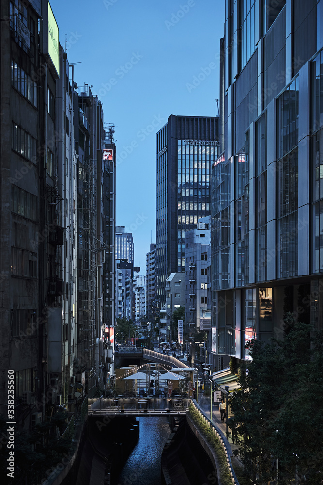 Tokyo city at night