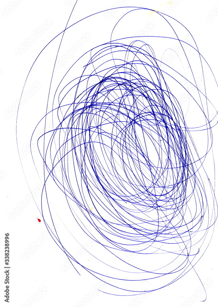 Scrawl. Drawing a line. Children's drawings drawn with felt-tip pens, colored pencils, and a pen. Scrawl. Drawing a line. Children's drawings drawn with felt-tip pens, colored pencils, and a pen.