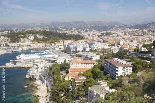 Aerial View of Harbor at Nice, France © spiritofamerica