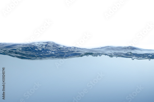 water splash isolated on white