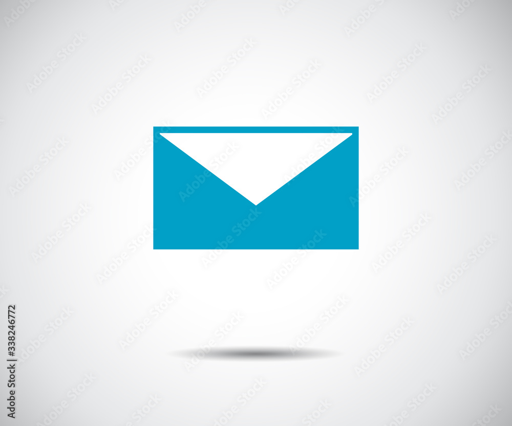 Envelope Mail icon Flat design style, vector illustration Envelope Mail icon Flat design style, vector illustration