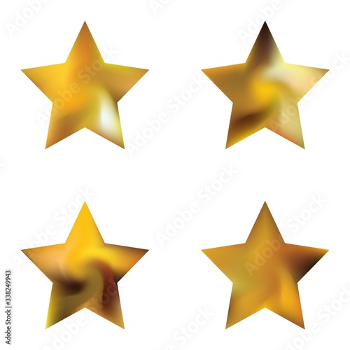 Kit of pentagram abstract backgrounds.