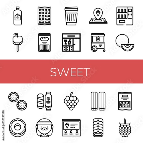 sweet icon set