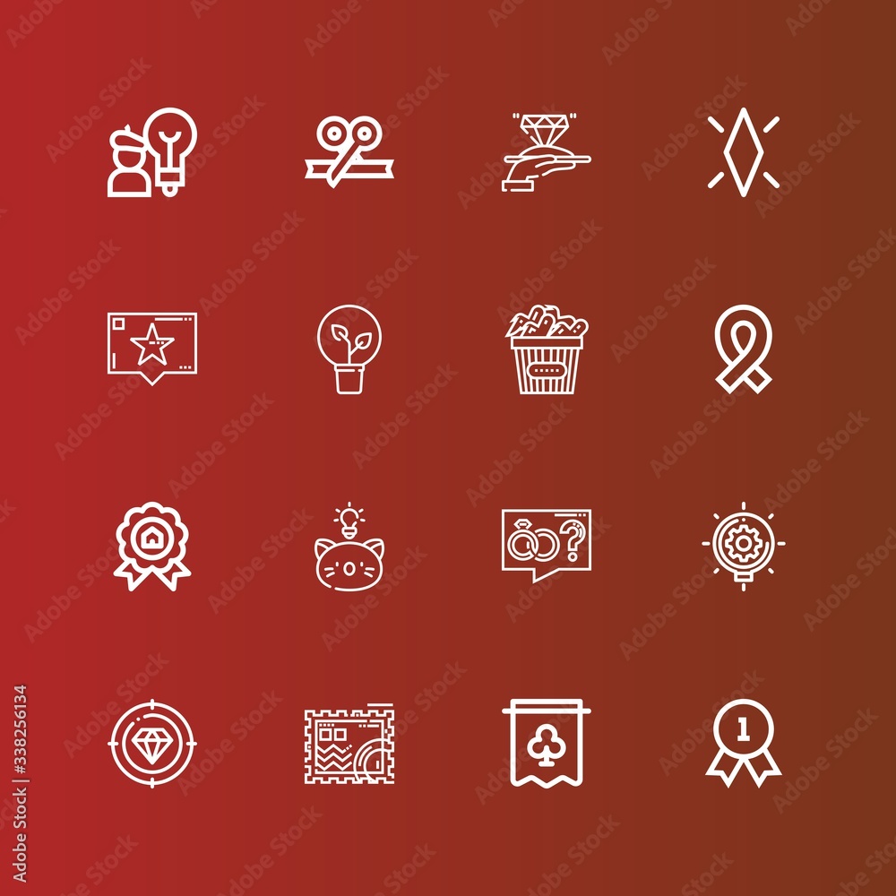 Editable 16 quality icons for web and mobile Editable 16 quality icons for web and mobile