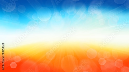 Abstract background Summer color with bokeh