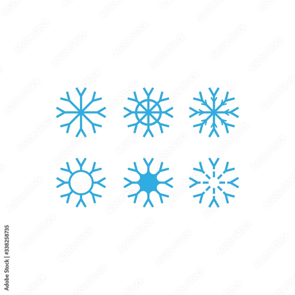 Snowflakes icon Snowflakes icon