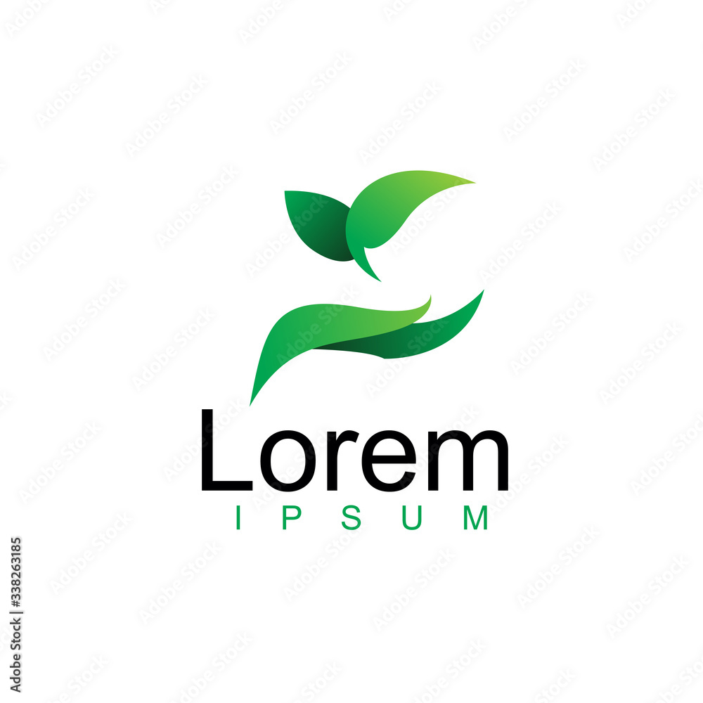 eco, green, leaf logo design. modern icon, template vector eco, green, leaf logo design. modern icon, template vector