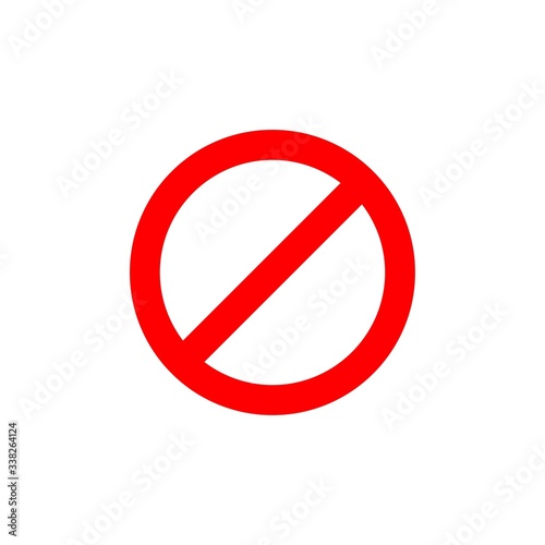 prohibited icon vector illustration design template