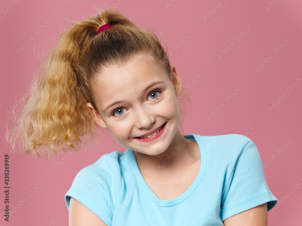 portrait of a little girl