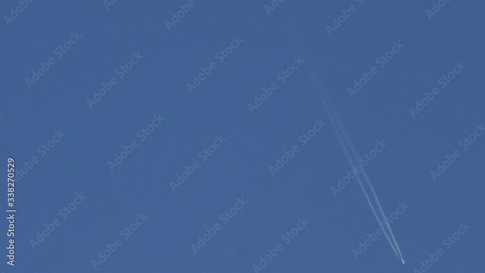 jet, sky, plane, airplane, trail, contrail, contrails, blue, aircraft, vapor, travel, high, airliner, white, flight, aviation, fly, smoke, air, transportation, clear, background, trails, journey, cond jet, sky, plane, airplane, trail, contrail, contrails, blue, aircraft, vapor, travel, high, airliner, white, flight, aviation, fly, smoke, air, transportation, clear, background, trails, journey, cond