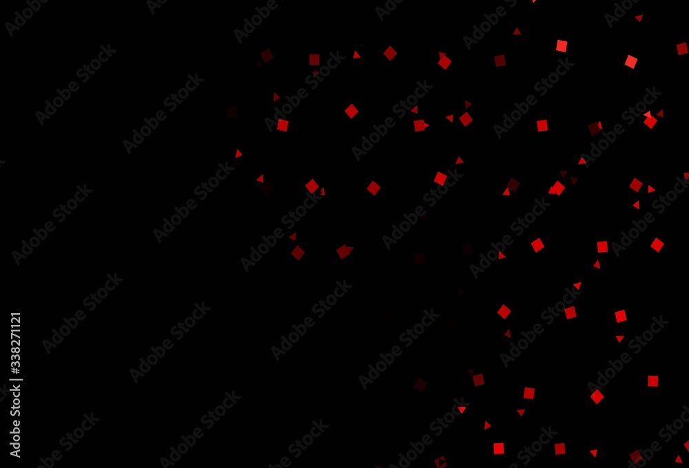 Dark Red vector backdrop with lines, circles, rhombus. Dark Red vector backdrop with lines, circles, rhombus.